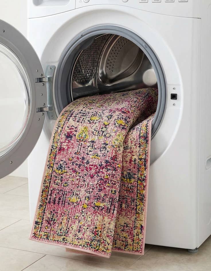 Detail image of 2' x 6' 9  Washable Alta Runner Rug