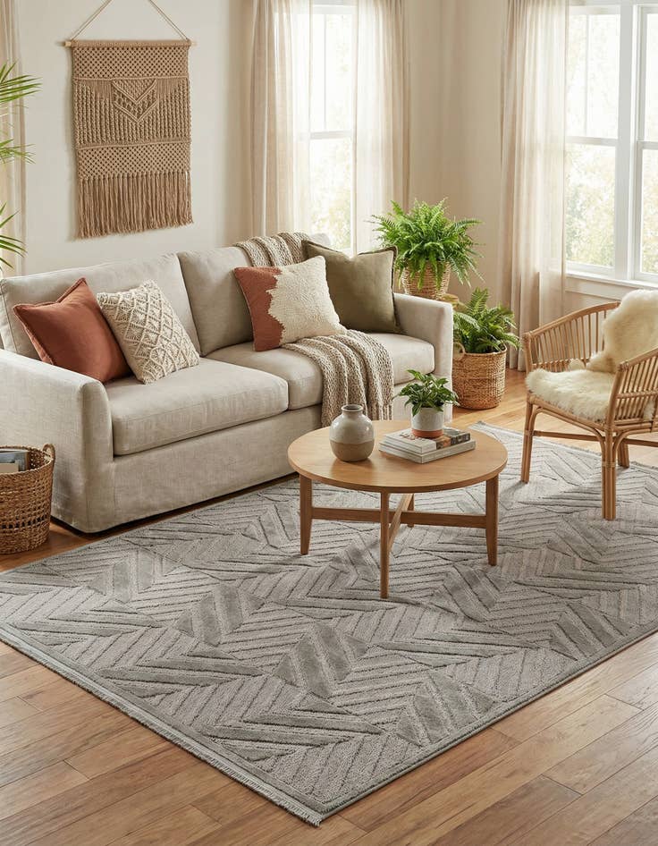 Detail image of  5' 3 x 7' 8 Boho Rug