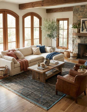 7' 10 x 10' 4 Hand Knotted Moroccan Wool Rug