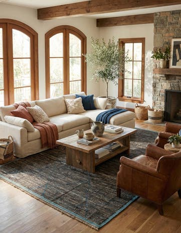 7' 10 x 10' 4 Hand Knotted Moroccan Wool Rug