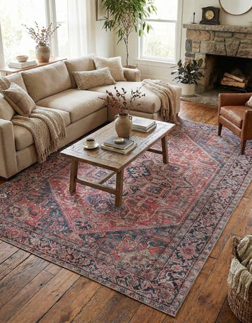 9' 5 x 13' Washable Timeless Rug