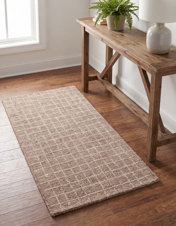 2' x 4' 1 Heritage Line Wool Runner Rug