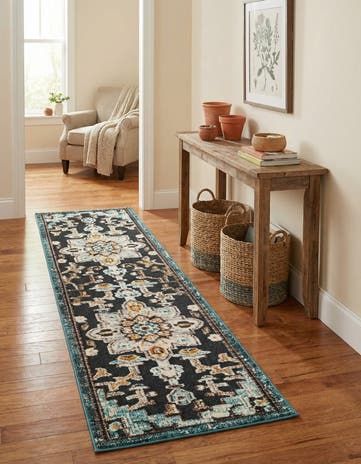 2' x 8' Easy-Clean Casablanca Indoor / Outdoor Runner Rug