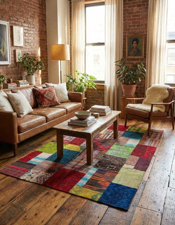 4' 2 x 6' Hand Knotted Ultra Vintage Persian Wool Rug