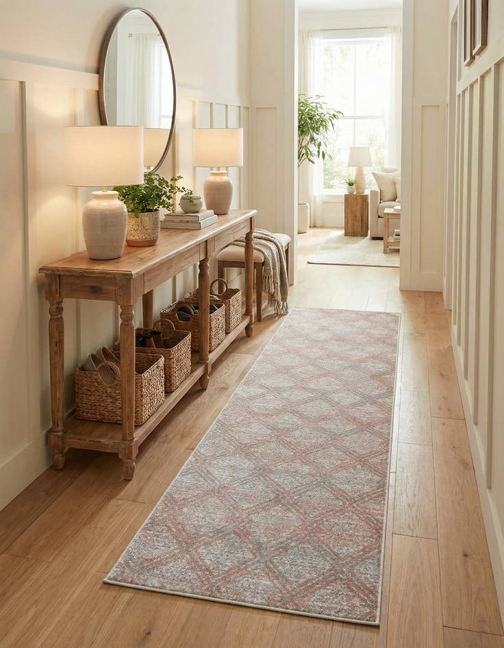 Detail image of 2' 7 x 12' Kamala Washable Runner Rug