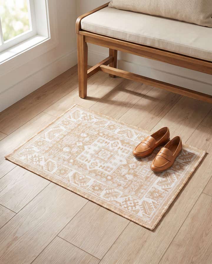 2' x 3' Easy-Clean Aztec Indoor / Outdoor Rug