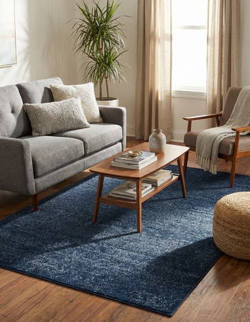 Navy Blue Angelica Rug