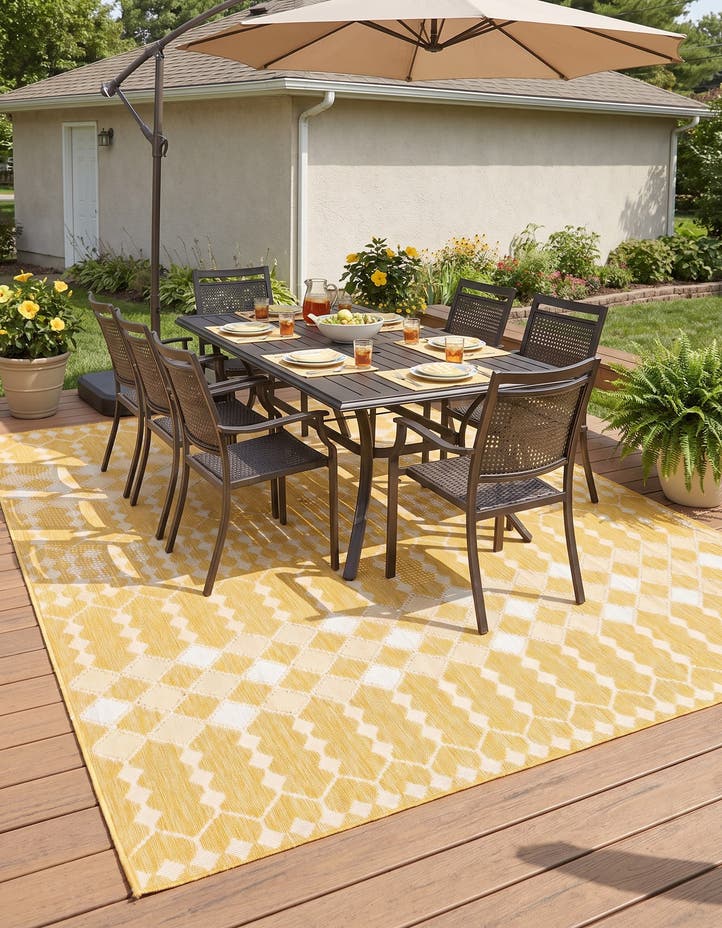 9' x 12' Easy-Clean Lattice Indoor / Outdoo...