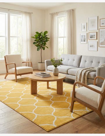 7' x 10' Trellis Frieze Rug