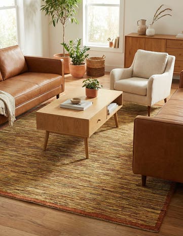 5' x 6' 3 Hand Knotted Modern Ziegler Oriental Rug