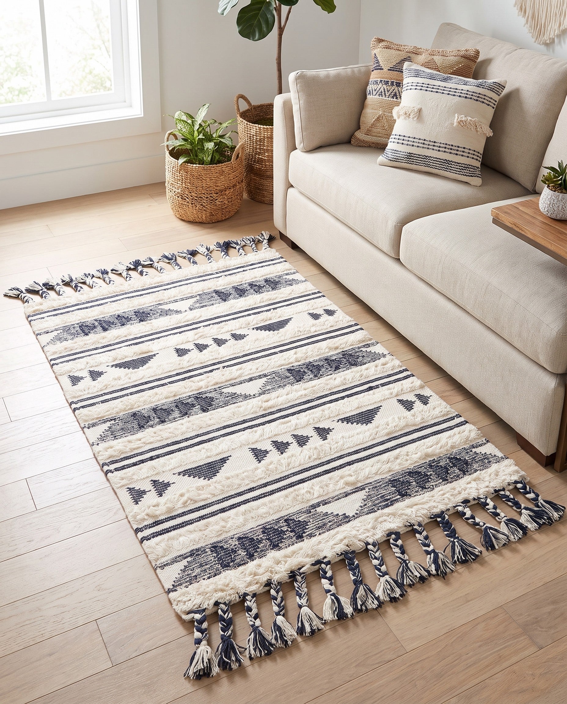 3' 3 x 5' 1 Hand Woven Arizona Wool Rug