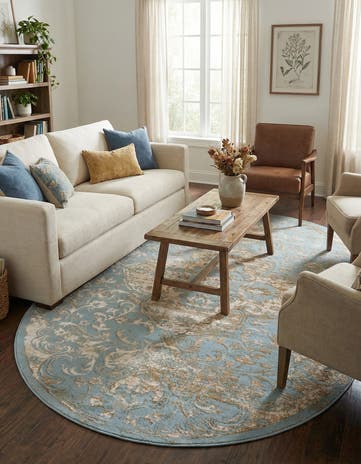 5' 3 x 8' Highbury Oval Rug