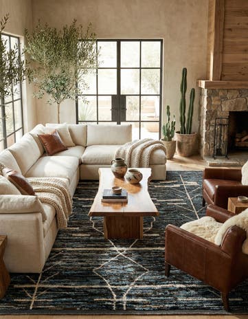 8' 5 x 10' Hand Knotted Moroccan Wool Rug