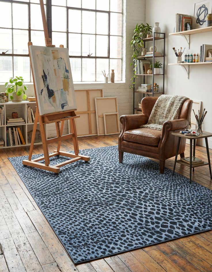 Detail image of 5' 3 x 8' Kamala Washable Rug