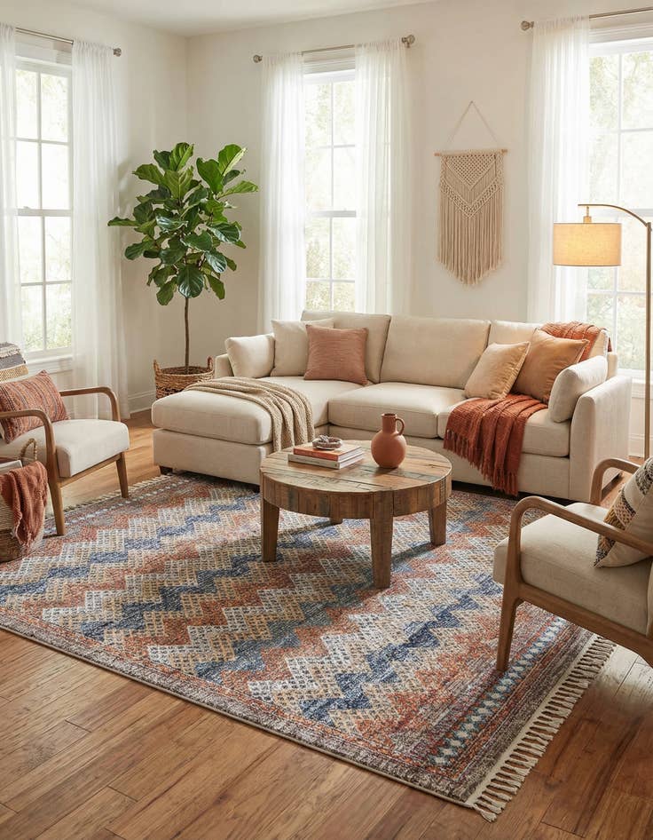 Detail image of  12' x 12' Aramis Square Rug