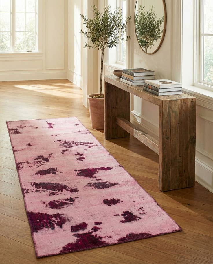 Detail image of 3' 2 x 8' 10 Hand Knotted Ultra Vintage Persian Wool Runner Rug