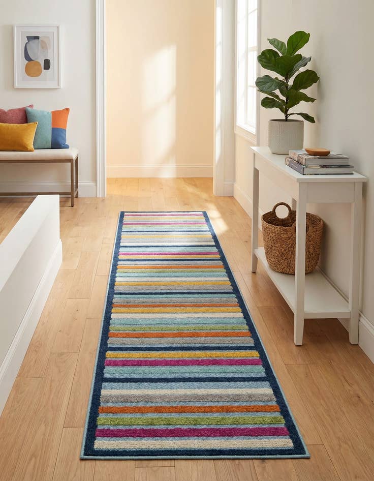 Detail image of 2' x 8' Easy-Clean Aruba Indoor / Outdoor Runner Rug