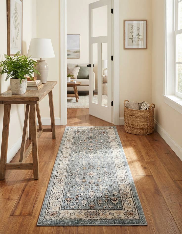 Detail image of  2' x 6' Eco Traditional Runner Rug