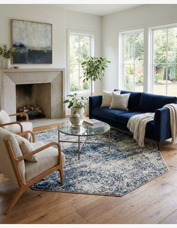 7' 10 x 7' 10 Gossamer Octagon Rug