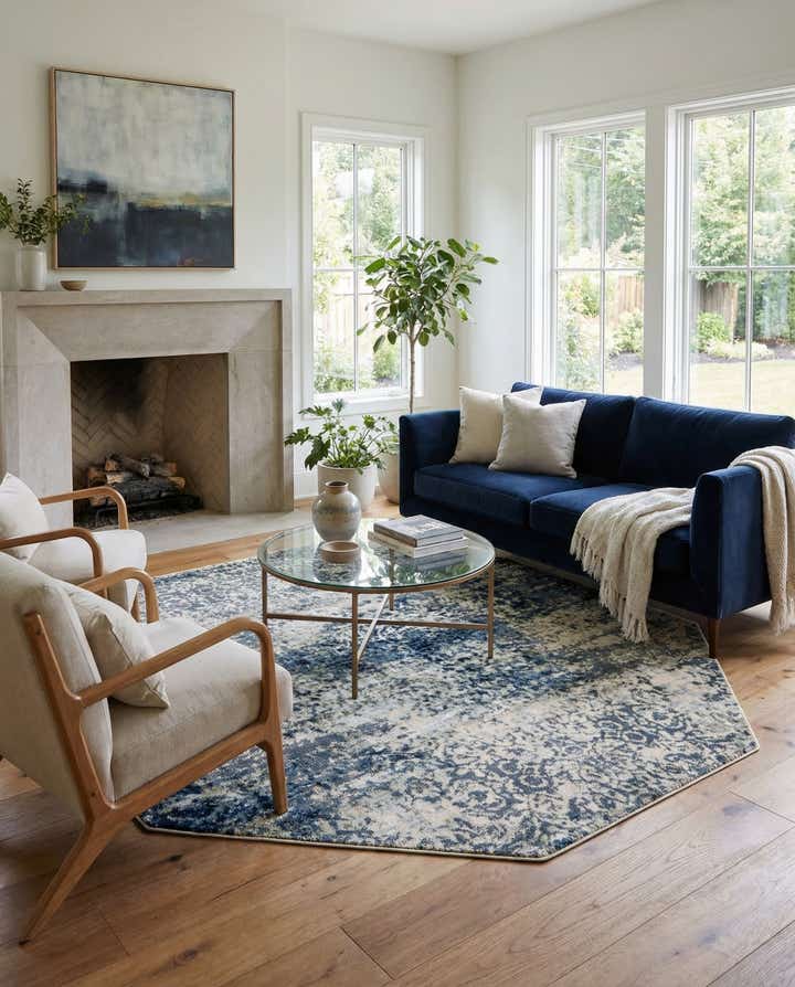 7' 10 x 7' 10 Gossamer Octagon Rug