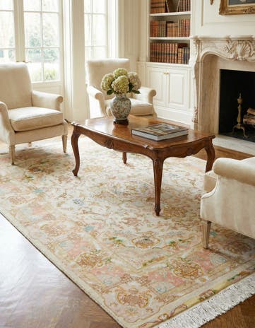 5' x 6' 7 Hand Knotted Tabriz Persian Rug