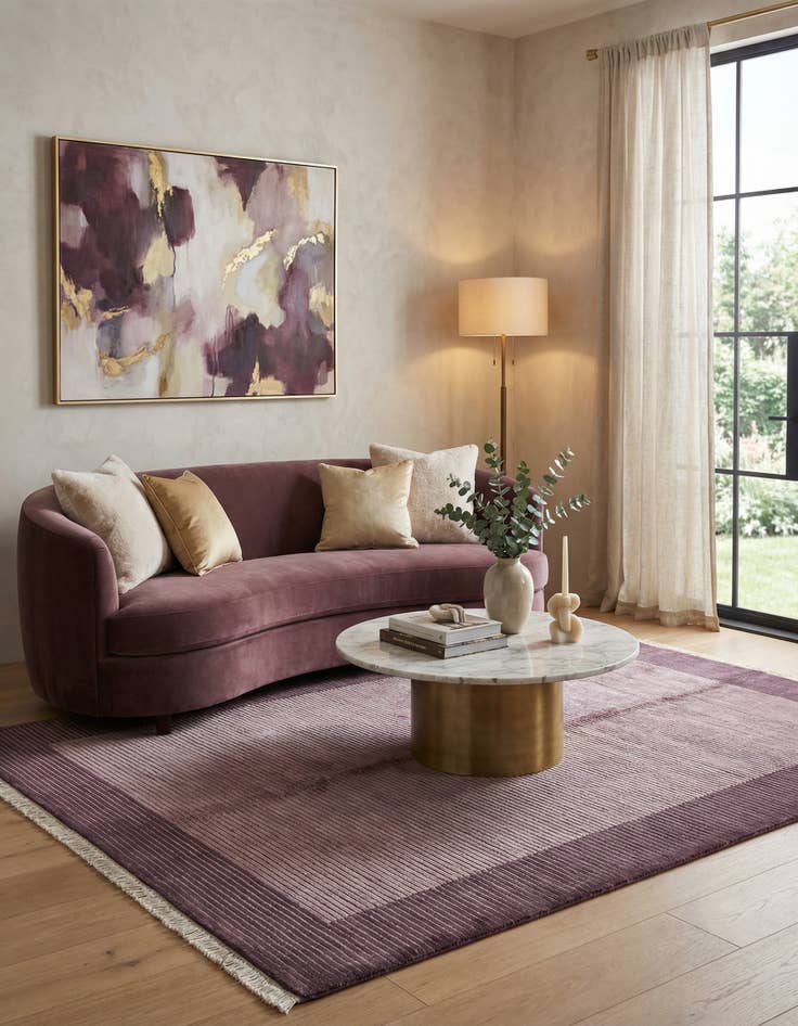 Detail image of 5' 6 x 7' 10  Hand Knotted Darya Wool Rug