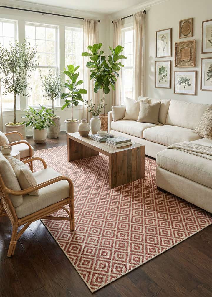 7' x 10' Easy-Clean Jill Zarin Costa Rica Indoor / Outdoor Rug