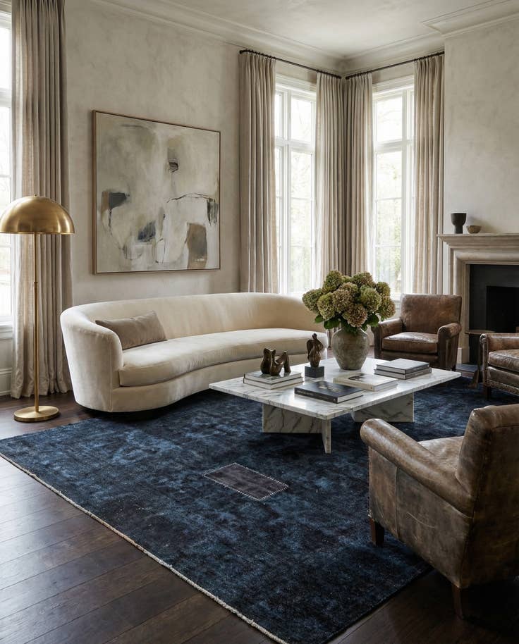 Vue détaillée : 265cm x 370cm Noué main Ultra Vintage Tapis Persan Laine