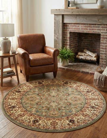 4' x 4' Aditi Round Rug