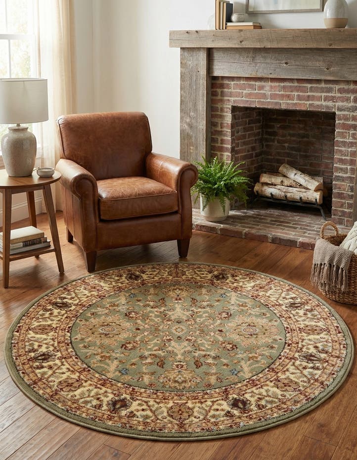 4' x 4' Aditi Round Rug
