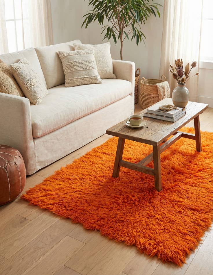 Detail image of 2' 2 x 4' 2  Hand Knotted Moroccan Wool Runner Rug