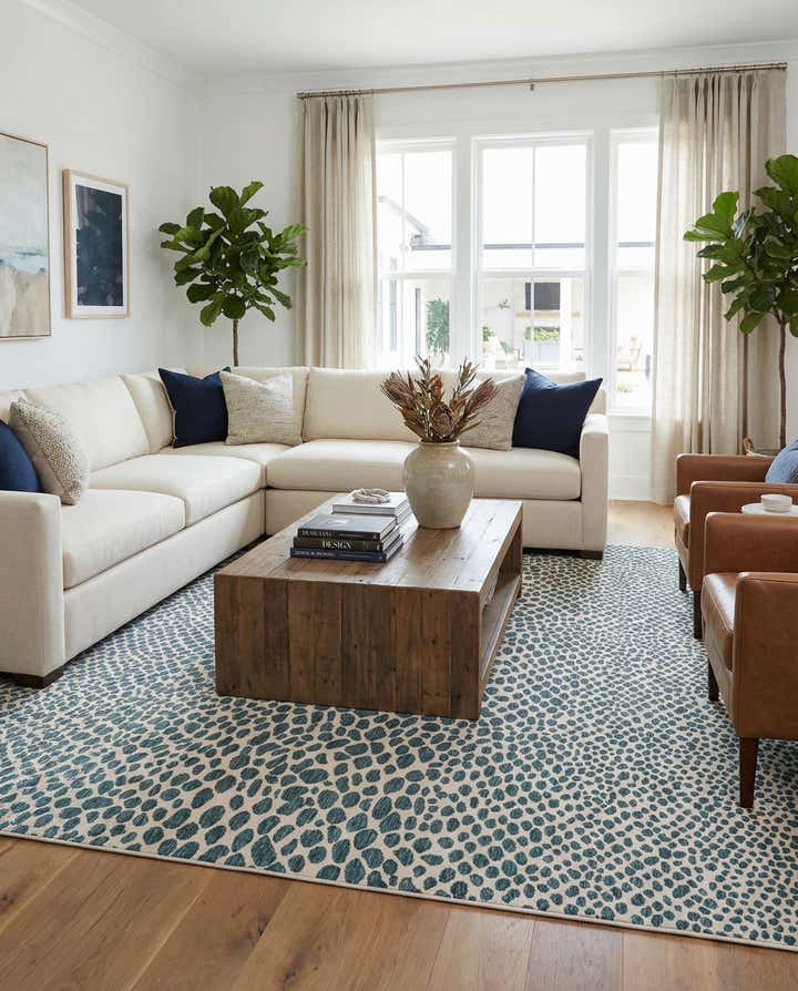 13' x 13' Easy-Clean Jill Zarin Cape Town Indoor / Outdoor Square Rug