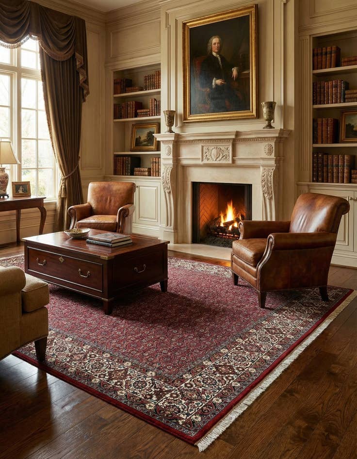 Detail image of 6' 8 x 8' 3 Bidjar Wool Rug