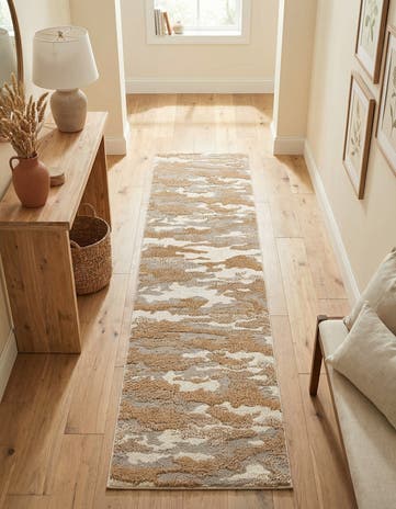 2' 7 x 10' Sepia Runner Rug