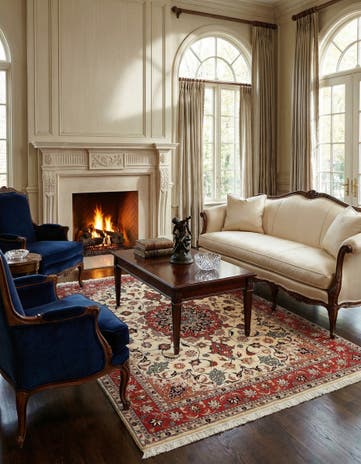5' 1 x 6' 3 Tabriz Rug