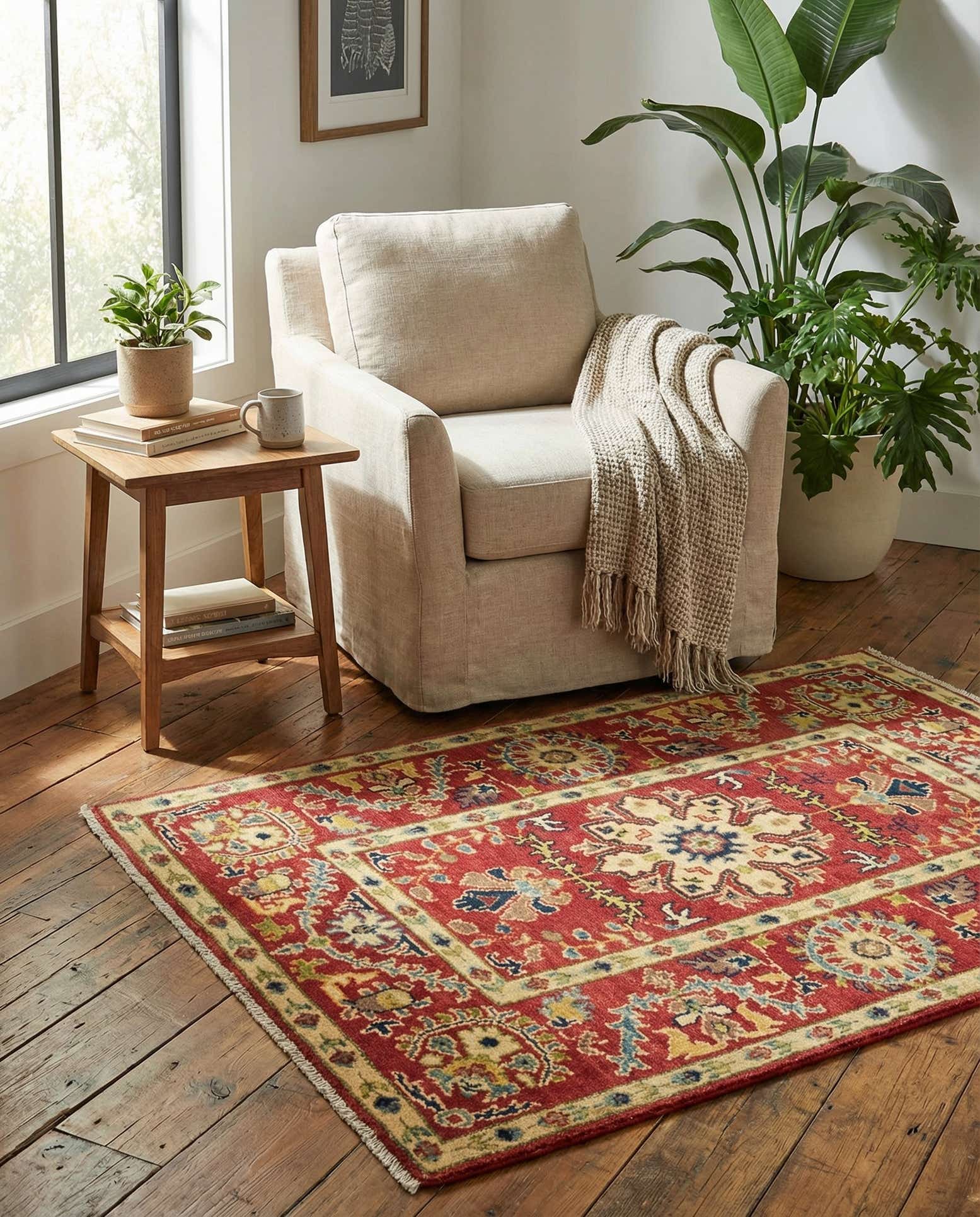 2' 8 x 4' Hand Knotted Kazak Rug