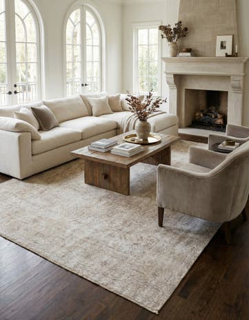 9' 7 x 12' 4 Hand Knotted Ultra Vintage Persian Wool Rug