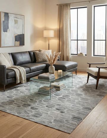 5' 5 x 7' 9 Cowhide Rug