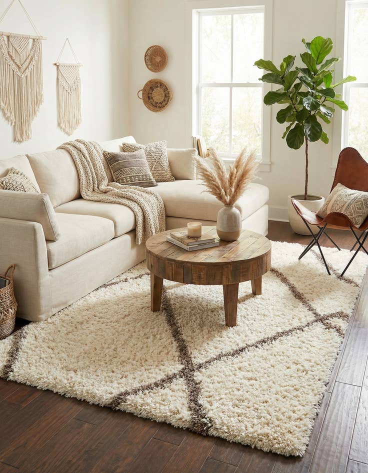 Detail image of  5' x 8' Infinity Shag Rug