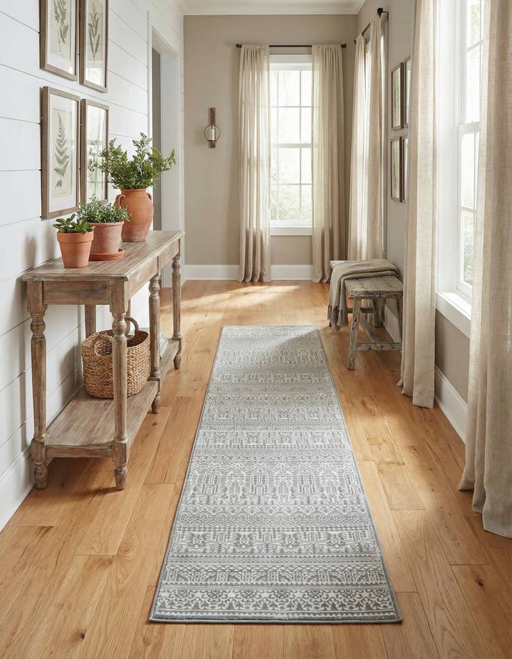 Detail image of 2' 7 x 14' Uptown Cloisters Runner Rug