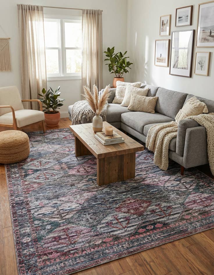 Detail image of 9' 2 x 12'  Washable Mangata Rug