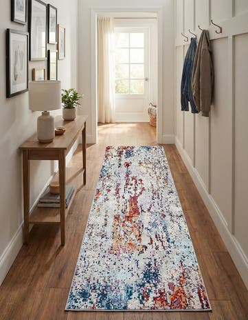 Gray Starlight Runner Rug