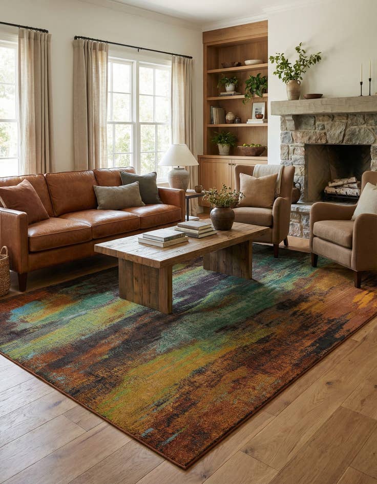 Detail image of  10' 6 x 16' 5  Washable Sevilla Rug