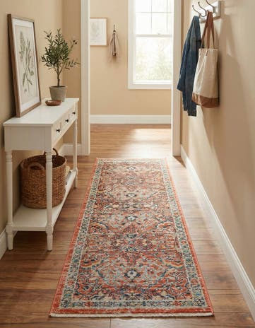Brick Red Lola Runner Rug