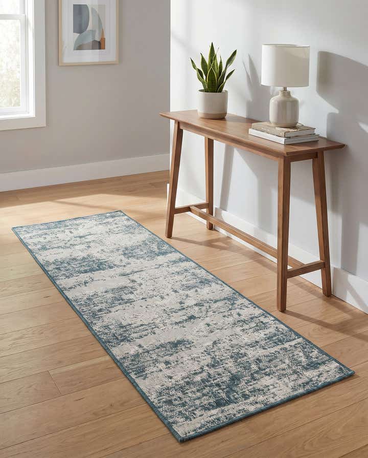 2' x 5' Easy-Clean Modern Indoor / Outdoor Runner Rug