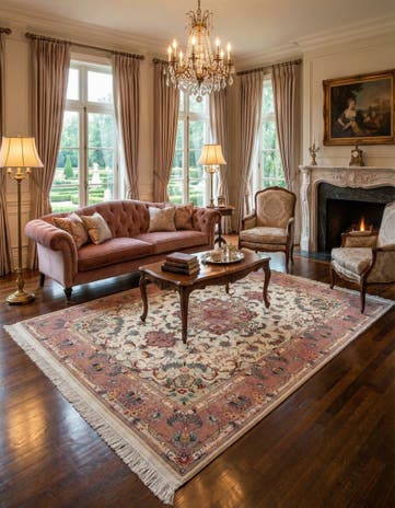 5' x 7' 2 Tabriz Rug