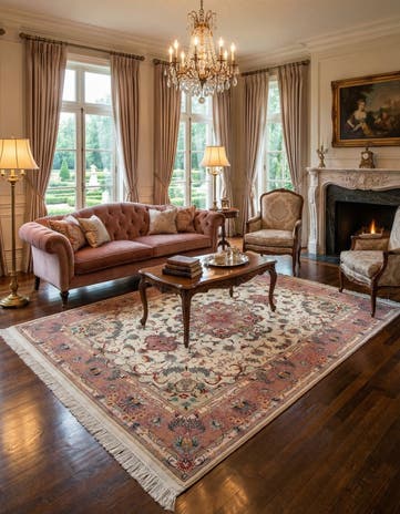 5' x 7' 2 Tabriz Rug