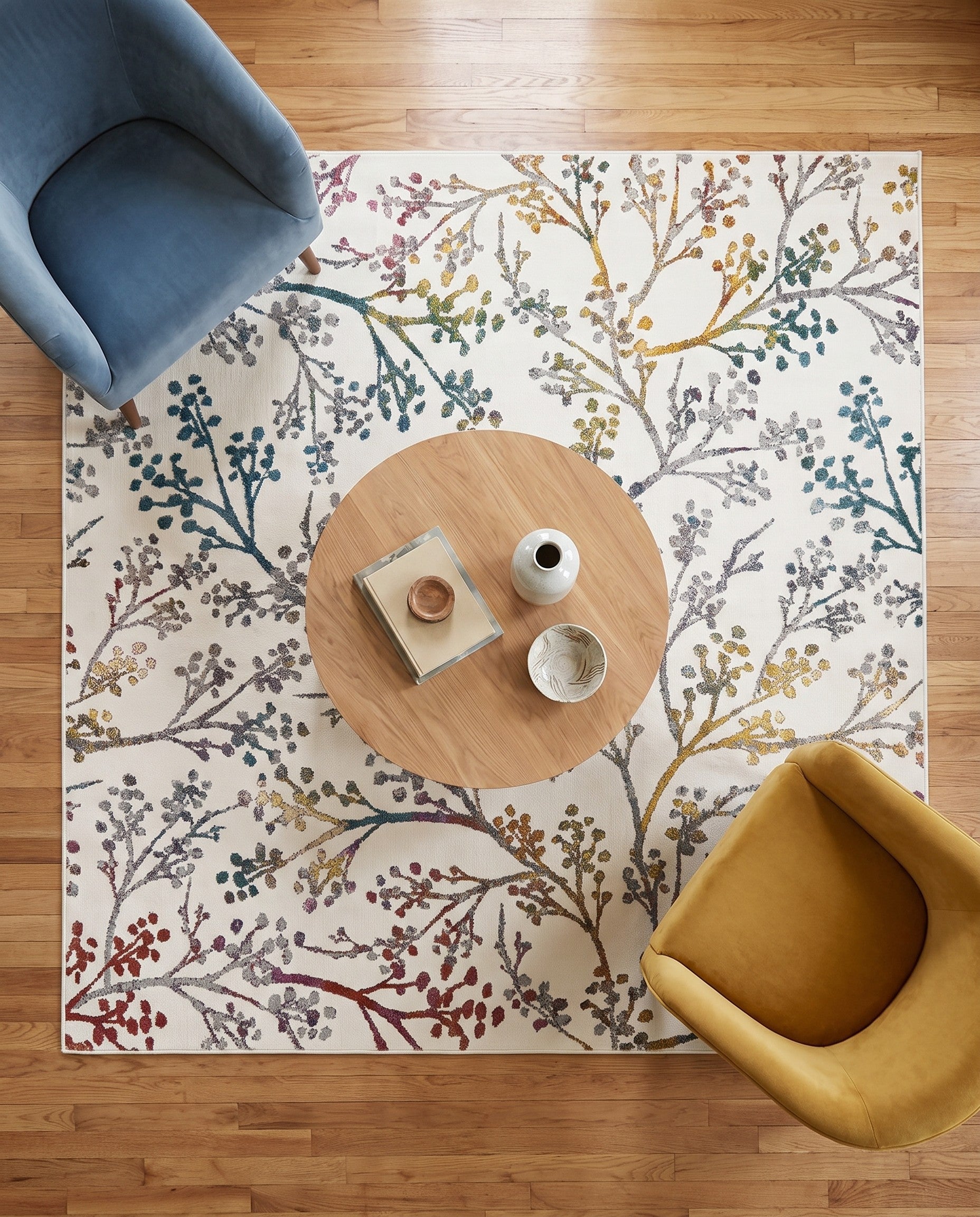 6' x 6' Blossom Square Rug