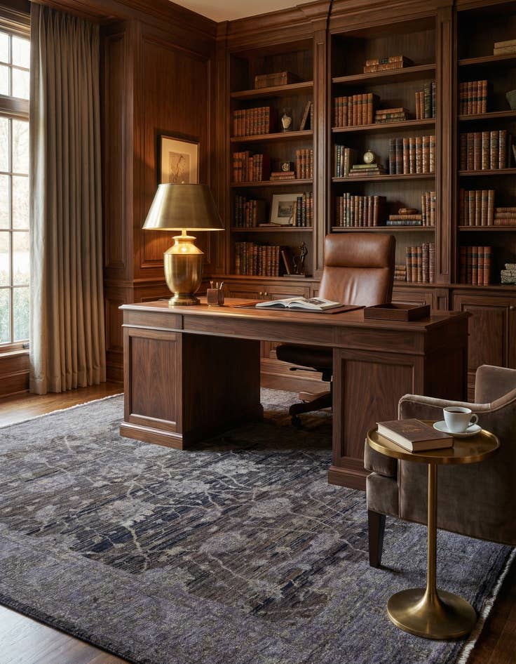 Detail image of 5' 5 x 6' 9  Hand Knotted Peshawar Ziegler Rug