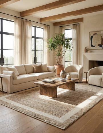 10' 5 x 14' 6 Hand Knotted Moroccan Wool Rug